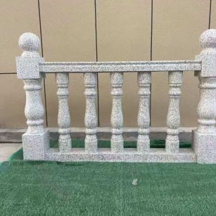 吉林市芝麻白阳台栏杆 花岗岩栏杆