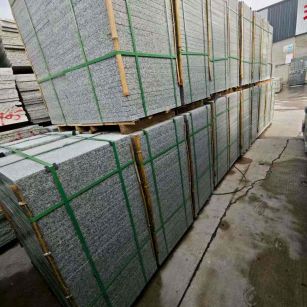 吉林市芝麻白地铺版 石材地铺石