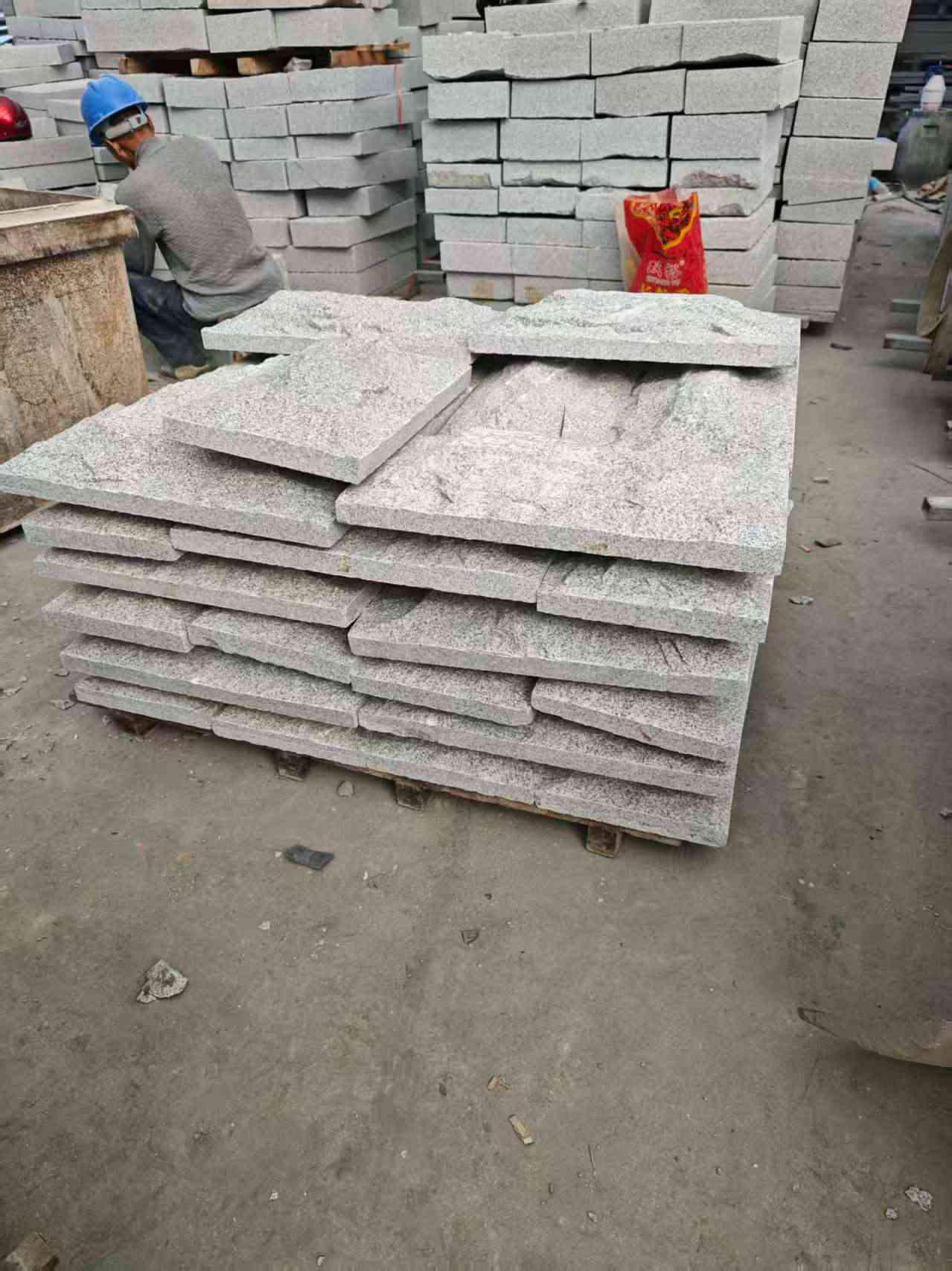 吉林市芝麻白蘑菇石，自然面